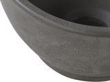 betonnen wasbak Jill (kleur 3) - detailfoto van de rand van de wasbak