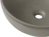 betonnen wasbak Lola (kleur 1) - detailfoto van de rand van de wasbak