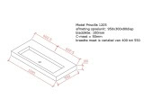 Technische tekening Priscilla 1205